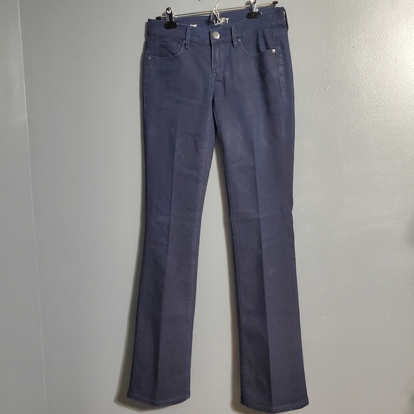 Ann Taylor Loft Modern Sexy Boot Dark Wash Jeans Size 25 - Picture 1 of 6